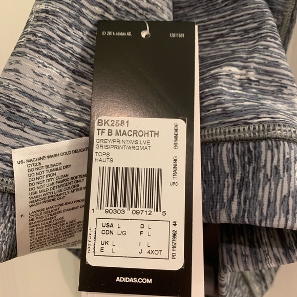 BNWT adidas women sports bra - size large - Picture 6 of 7